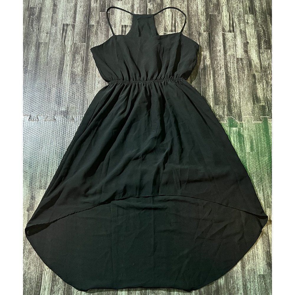 🤑Forever 21 Women's Black Hi - Lo Sleeveless Dress